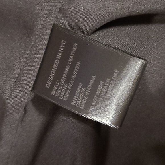 Intermix Leather Jacket - Picture 7 of 7